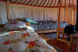 Двухместный номер Economy 2 отдельные кровати, Глэмпинг Юрточное Кочевье Приют Волшебников, деревня Курма