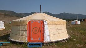 Четырёхместный коттедж, Глэмпинг Юрточное Кочевье Приют Волшебников, деревня Курма