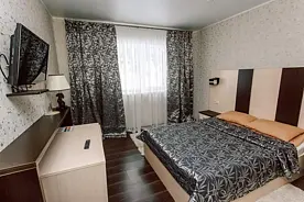 Двухместный номер Стандарт DBL «BackCountry» Номера: №1–2, №4–5, База отдыха Ергаки, поселок Оленья Речка