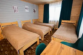 Четырехместный номер Эконом в корпусе №3 Номера: №4, №6, База отдыха Ергаки, поселок Оленья Речка