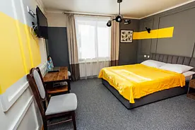 Двухместный номер Стандарт DBL «FreeRide» Номера: №4–9, №16, №21, База отдыха Ергаки, поселок Оленья Речка