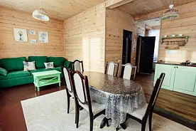 Шестиместный коттедж Номера домов: №2, База отдыха Ергаки, поселок Оленья Речка