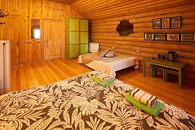 Коттедж №9 «Бобровый домик», 1 этаж, База отдыха Разнежье, Михайловское