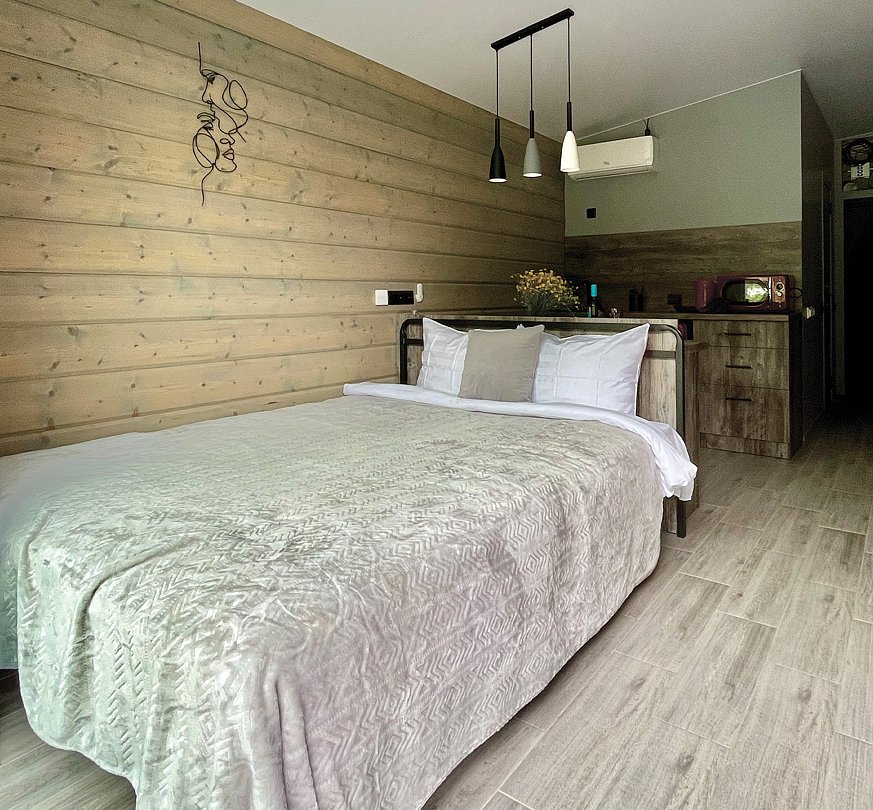 Глэмпинг 2-местный 1-комнатный (мини-дом)