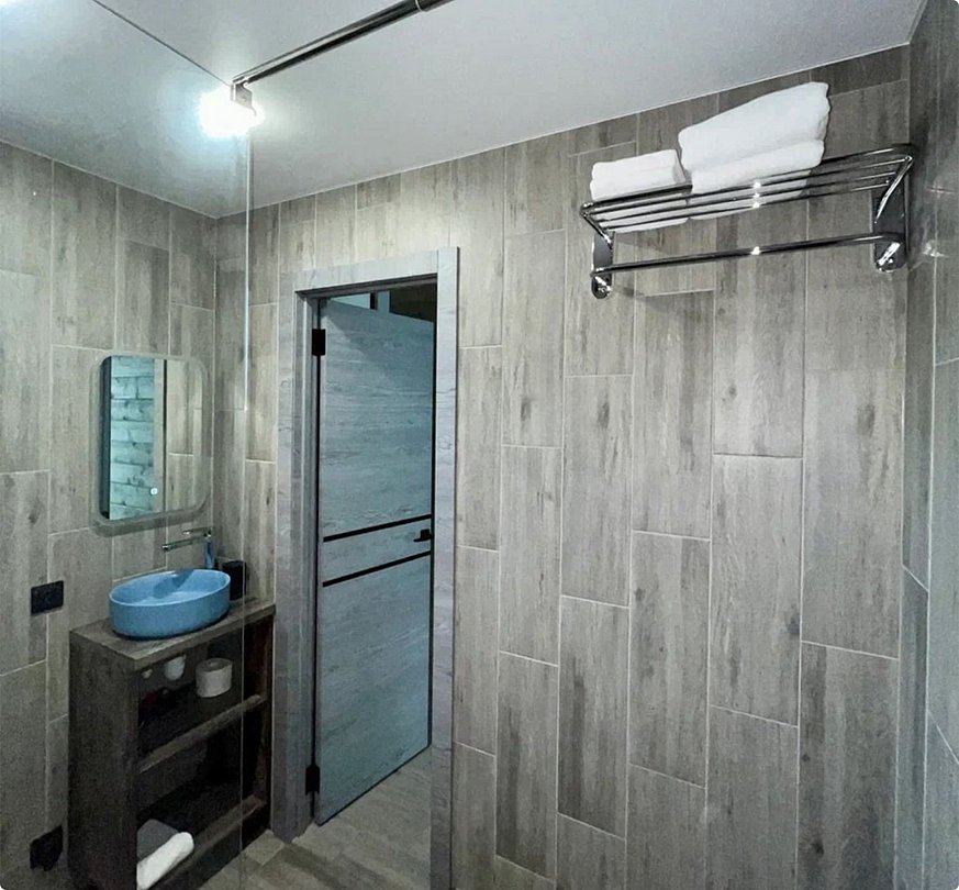 Глэмпинг 2-местный 1-комнатный (мини-дом)