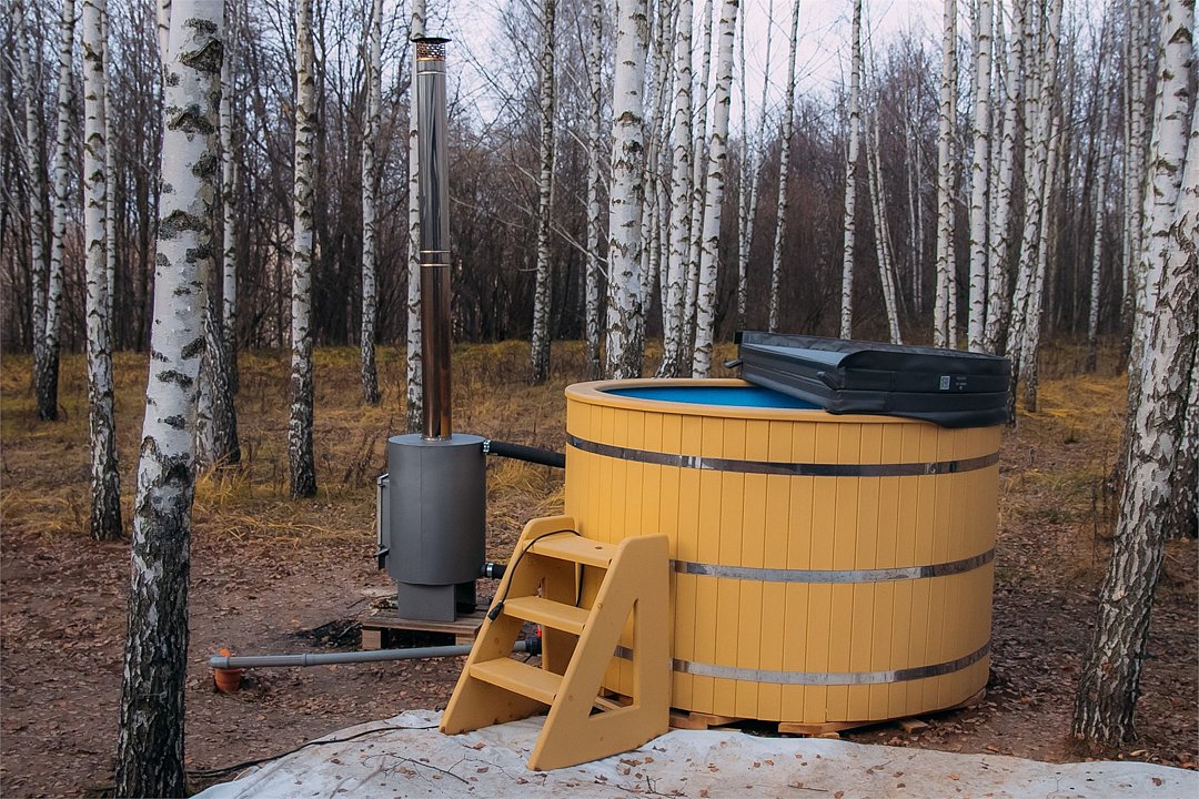 Домик 2-местный 1-комнатный (с купелью)