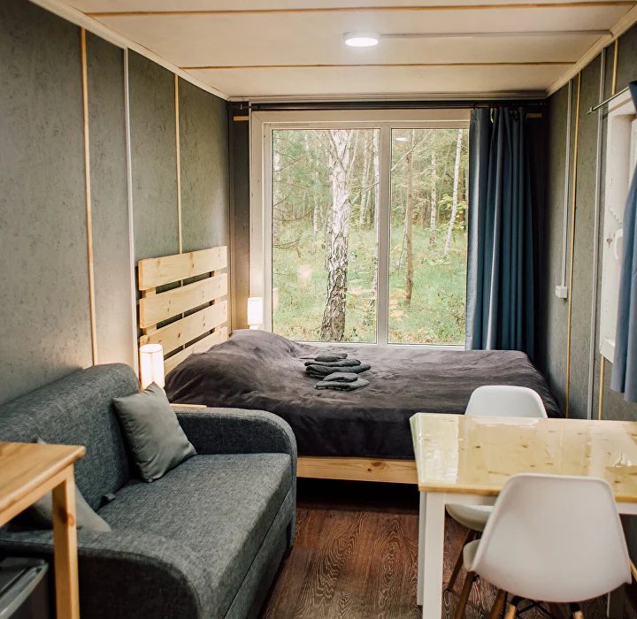 Модульный дом 2-местный 1-комнатный | Лесной сон, Тульская область