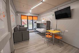 Четырёхместный номер, Спортивно-туристический комплекс «Раздолье», Псков