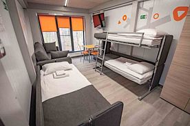 Шестиместный номер, Спортивно-туристический комплекс «Раздолье», Псков