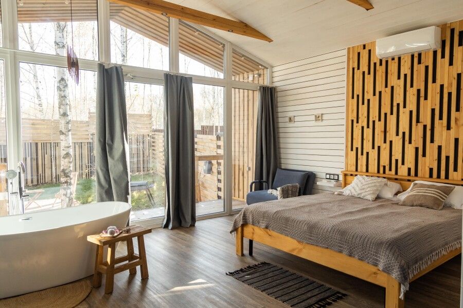 Коттедж 2-местный 1-комнатный (Люкс)