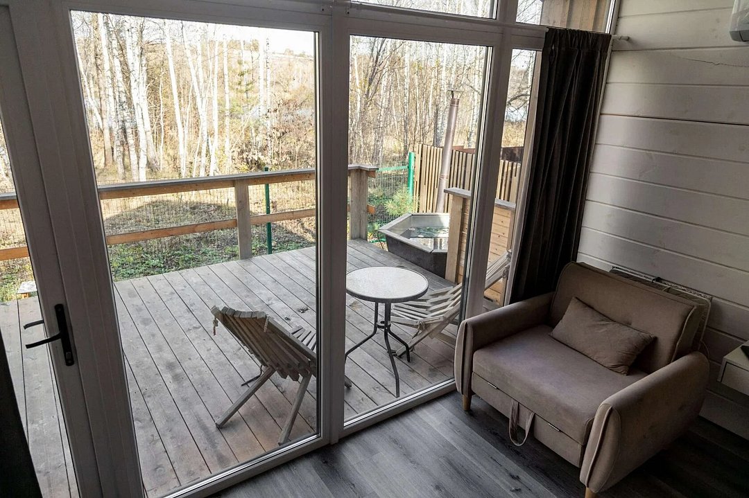 Коттедж 2-местный 1-комнатный (с банным чаном)