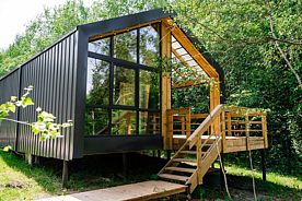 Коттедж 2-местный СПА с баней, Глэмпинг Ильино, Ленинский район