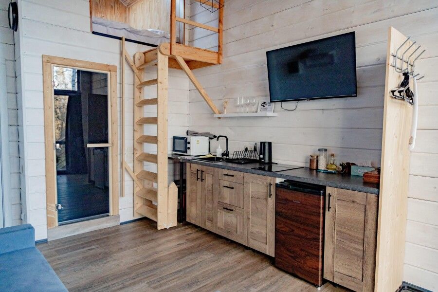 Коттедж 2-местный 1-комнатный (СПА с баней)