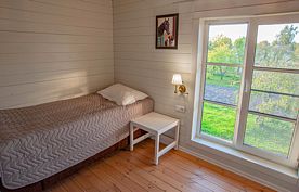 Апартаменты Deluxe с 2 комнатами с видом на озеро, Парк отдыха Мальская долина, Печорский район