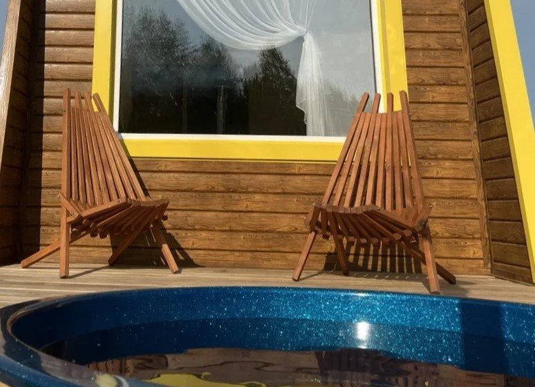 Домик 2-местный Желтый