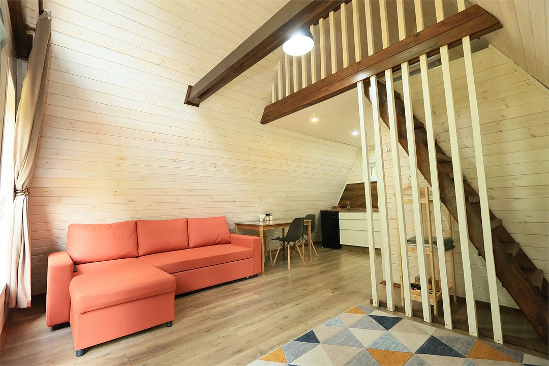 Дом А-фрейм 4-местный 2-комнатный