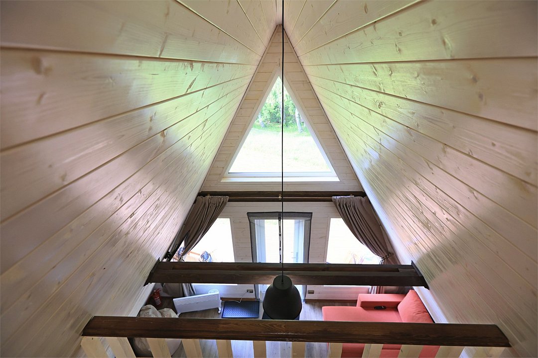 Дом А-фрейм 4-местный 2-комнатный (с фурако)