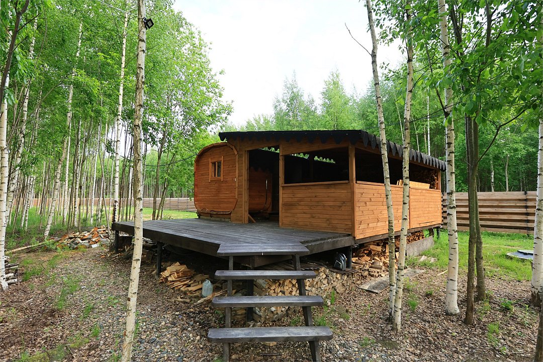 Дом А-фрейм 4-местный 2-комнатный (с фурако)