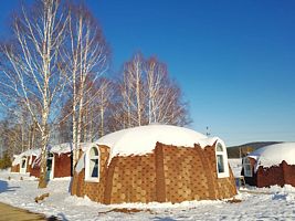 Шестиместный Купольный дом с красивым видом из окна, Турбаза Тенгри, Белорецкий район