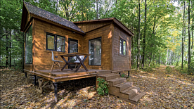 Двухместный номер Superior с красивым видом из окна двуспальная кровать, Глэмпинг Дурыкино, Солнечногорск