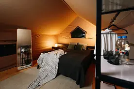 Двухместный семейный люкс двуспальная кровать, Глэмпинг Лучшее место, Сочи