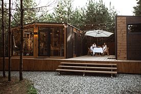 Семейный коттедж, Глэмпинг Тихая опушка Вальгалла, деревня Бабичи