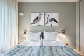 Семейные апартаменты Сhic с одной большой или двумя раздельными кроватями, Дома в аренду Нега, Светлогорск