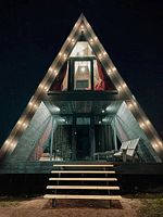 Коттедж A-frame Red с 2 комнатами, ELKI Pravdino, Выборгский район