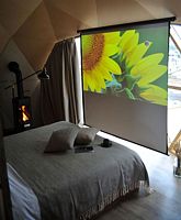 Двухместный коттедж Premium с красивым видом из окна двуспальная кровать, Загородный клуб Five Star Place, Гатчинский район