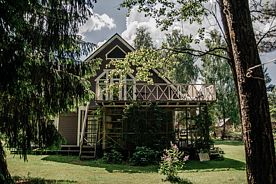 Двухместная студия Мансарда с балконом двуспальная кровать, Усадьба Малиновка, Малая Сырмеж