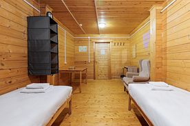 Двухместный номер Economy с красивым видом из окна 2 отдельные кровати, База отдыха Коттеджи на горе, Губаха