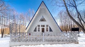 Дом А-фрейм, База отдыха Тишь да Лес, Заокский район