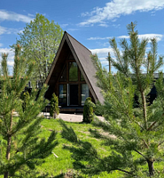 Шестиместный коттедж с красивым видом из окна, Гостевой дом Рай в шалаше в Коробицино, поселок Коробицыно