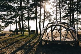 Сфера Прозрачная с видом на море, База активного отдыха Серф-станция Wind Hunters Station , Сосновый Бор