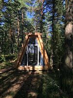 Домик Треугольный с красивым видом из окна, База активного отдыха Серф-станция Wind Hunters Station , Сосновый Бор