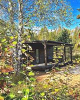 Коттедж c 1 комнатой с красивым видом из окна, Глэмпинг Клюква, Козельское