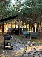 Малый Дом №4 с чаном, Глэмпинг Хвоя, деревня Травное