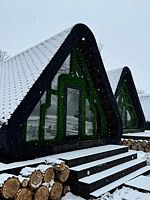 Четырёхместный коттедж с красивым видом из окна, Турбаза "Робинзон - Eco Village", Энгельс