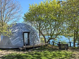 Купольный дом №6 "Тихий океан" Номера домов: 6, База отдыха Кусто , поселок Янтарный