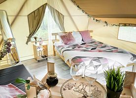 Тент двуспальная кровать, Глэмпинг Смородина, Микли