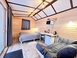 Двухместный номер Standard с красивым видом из окна 2 отдельные кровати, Глэмпинг Горы Реки, Усьва