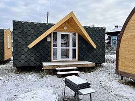 Коттедж с красивым видом из окна, Глэмпинг Горы Реки, Усьва