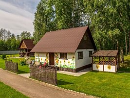 Коттедж с 2 комнатами с красивым видом из окна, Дом отдыха Родная усадьба, поселок Кротово