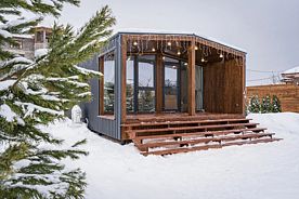 Двухместный коттедж с красивым видом из окна двуспальная кровать, Гостевой дом Грядок.Нет, Малыгино