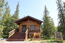 Коттедж с красивым видом из окна, База отдыха Лапландская деревня, Мокрая Кица