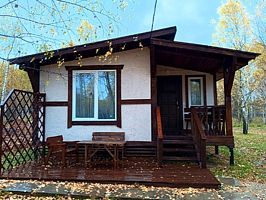 Двухместный двухуровневый дом с электрокамином, База отдыха Алино, Ясногорский район