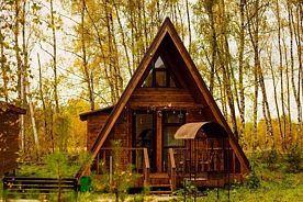 Бунгало Стандартный 4-местный 2-х этажный, База отдыха Алино, Ясногорский район