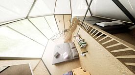 Шале с видом на гору и реку, Глэмпинг Выше гор Телецкое, Балыкча