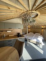 Двухместный номер Standard с красивым видом из окна двуспальная кровать, Кемпинг SIBERIA на Мамае, село Выдрино