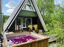 Дом Сказка с горячей купелью, Глэмпинг на Озерах, Богородский район